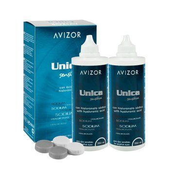 Багатоцільовий розчин Avizor Unica Sensitive 350 + 350ml  786 фото